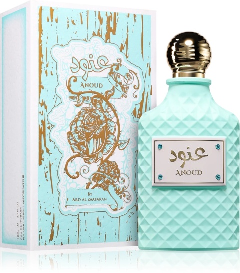 Perfumy Anoud 100 ml – świeży, kwiatowo-orientalny zapach z nutą kaktusa i tuberozy opakowanie Perfumy Anoud 100 ml – świeży, kwiatowo-orientalny zapach z nutą kaktusa i tuberozy opakowanie