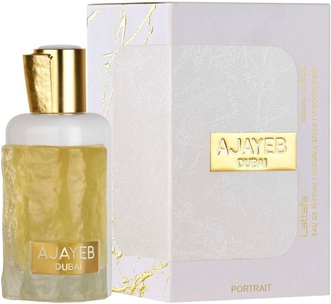 Ajayeb Dubai Portrait Gold 100 ml – luksusowe perfumy z Emiratów Arabskich OPAKOWANIE Ajayeb Dubai Portrait Gold 100 ml – luksusowe perfumy z Emiratów Arabskich OPAKOWANIE