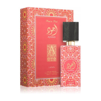 Ajwad Pink to Pink 100 ml – soczyste owoce, róża i wanilia w kobiecej kompozycji OPAKOWANIE Ajwad Pink to Pink 100 ml – soczyste owoce, róża i wanilia w kobiecej kompozycji OPAKOWANIE