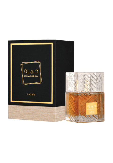 Khamrah 100 ml – cynamon, praliny i wanilia w orientalnej kompozycji OPAKOWANIE Khamrah 100 ml – cynamon, praliny i wanilia w orientalnej kompozycji OPAKOWANIE