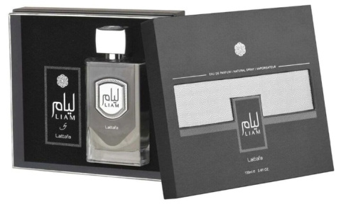 Liam Grey EDP 100 ml – zapach z figą, kardamonem i czarną herbatą OPAKOWANIE Liam Grey EDP 100 ml – zapach z figą, kardamonem i czarną herbatą OPAKOWANIE
