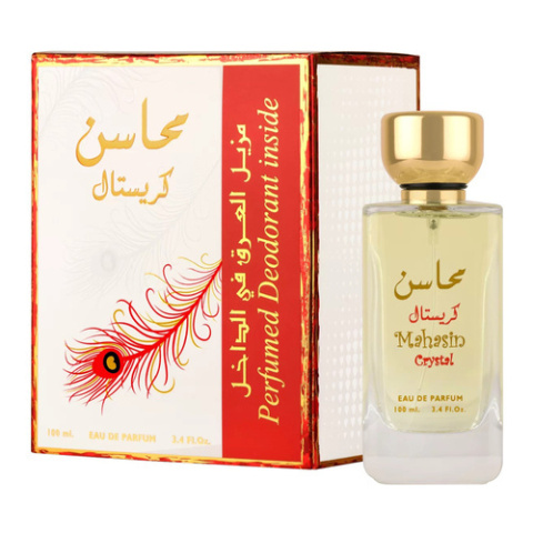 Mahasin Crystal 100 ml – zapach z jabłkiem, czarną porzeczką i wanilią OPAKWOANIE Mahasin Crystal 100 ml – zapach z jabłkiem, czarną porzeczką i wanilią OPAKWOANIE