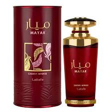 Mayar Cherry Intense 100 ml – słodkie perfumy z wiśnią i kakao OPAKOWANIE Mayar Cherry Intense 100 ml – słodkie perfumy z wiśnią i kakao OPAKOWANIE