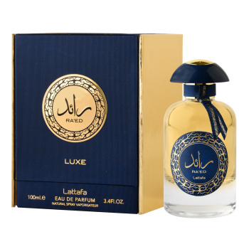 Ra’ed Luxe Gold 100 ml – perfumy z bergamotką, kardamonem i wanilią OPAKOWANIE