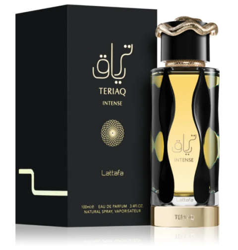 Teriaq Intense 100 ml – szafran, śliwka i bursztyn w zmysłowej kompozycji OPAKOWANIE Teriaq Intense 100 ml – szafran, śliwka i bursztyn w zmysłowej kompozycji OPAKOWANIE
