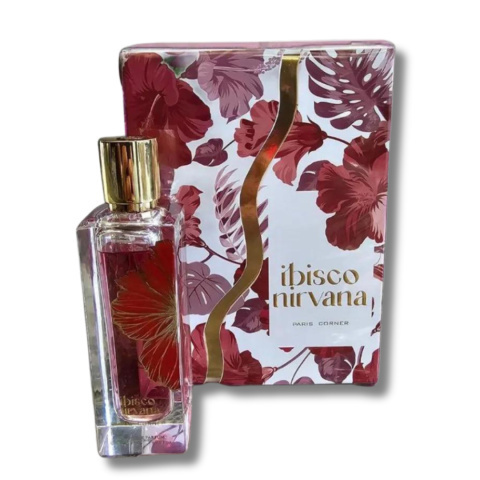 Ibisco Nirvana 65 ml – perfumy z Emiratów Arabskich o świeżo-kwiatowej nucie OPAKOWANIE Ibisco Nirvana 65 ml – perfumy z Emiratów Arabskich o świeżo-kwiatowej nucie OPAKOWANIE