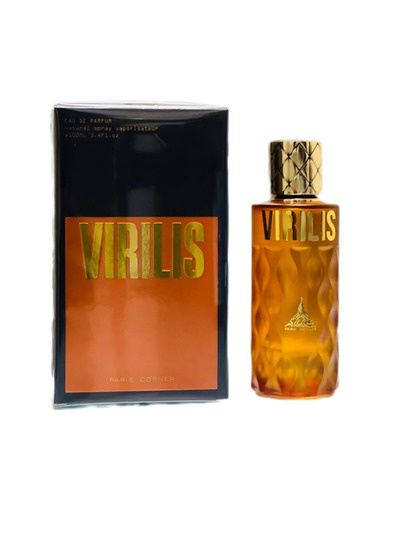 Perfumy Virilis 100 ml – gourmandowa kompozycja z Emiratów Arabskich OPAKOWANIE
