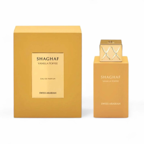 Perfumy Swiss Arabian Shaghaf – gourmandowa kompozycja z fasolką tonką i piżmem OPAKOWANIE Perfumy Swiss Arabian Shaghaf – gourmandowa kompozycja z fasolką tonką i piżmem OPAKOWANIE